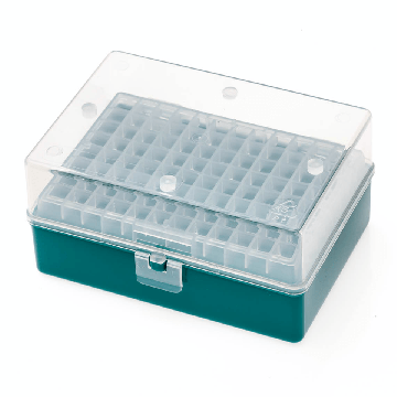 Refillable 96 Racks for Eclipse&trade; 10-250 &#181;L Refill Tips, Teal, Autoclavable