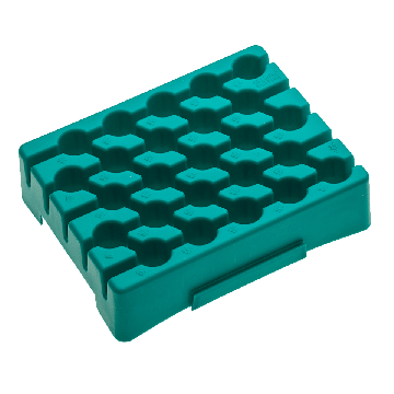 Reusable Racks for 15mL & 5mL Centrifuge Tubes, Green