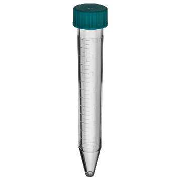 15mL PerformR&reg; Polystyrene Centrifuge Tubes, 125 per Bag
