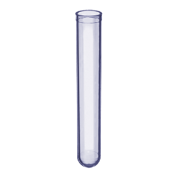 SuperClear&reg; 12x75 mm Culture Tubes, Polypropylene, Blue Color, in Bags