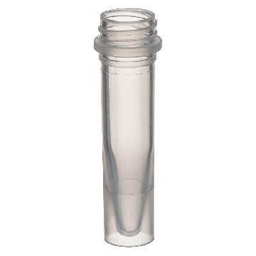 SuperClear&reg; 1.5 mL Freestanding Screw Cap Microcentrifuge Tubes with Caps, 50 per Bag, Sterile