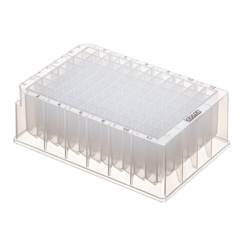 Deep Well Laboratory Plates Caplugs Evergreen 96-Well Deep-Well Plates ...