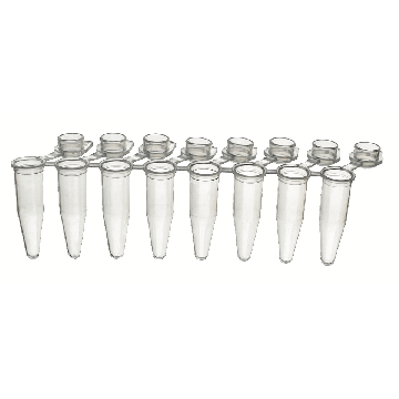 PurePlus&reg; 0.2 mL 8-Well PCR Tube Strips with Individually Attached Bubble Caps