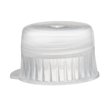 Over Fit Style Caps for 10 mm Culture Tubes, Natural Color, in Bags