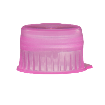 Over Fit Style Caps for 10 mm Culture Tubes, Purple Color, in Bags